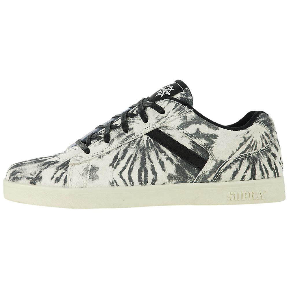 Baskets Basses Supra Bullet Blanche Grise Black/White Tie Dye Homme | GFE-10594860